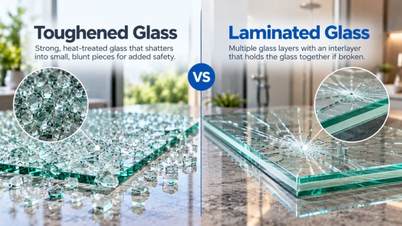 Understanding UK Safety Glass Regulations: Toughened vs. Laminated