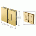 Finish: Polished Brass
