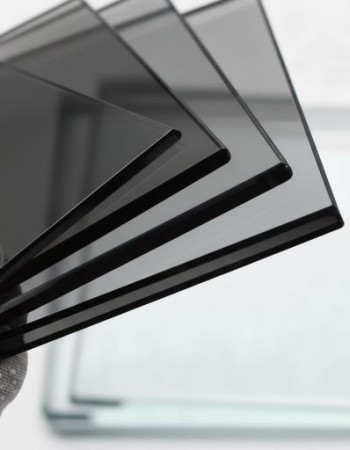 E. Grey Tinted Glass