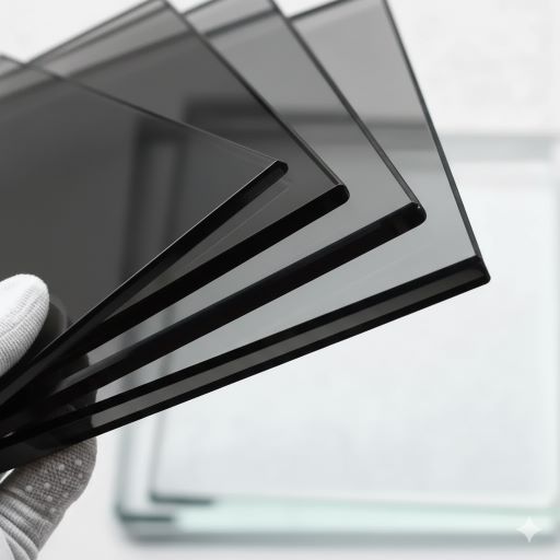 E. Grey Tinted Glass