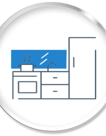 2. Glass Splashbacks