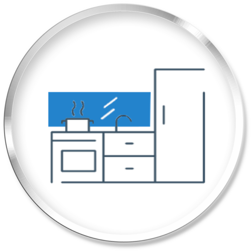 2. Glass Splashbacks